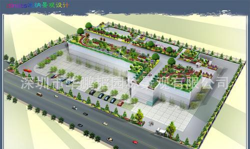 厂家专业设计园林景观绿化工程 屋顶绿化