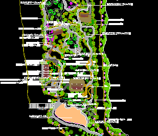 某公园植物配置设计图纸免费下载 - 园林绿化及施工
